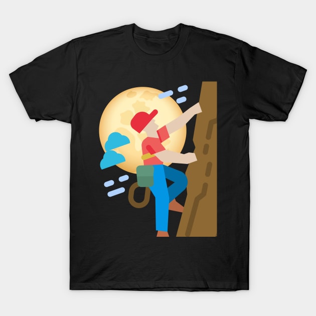 Climbing Mountain T-Shirt by Climbinghub